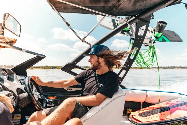 Boating on Lake ovid