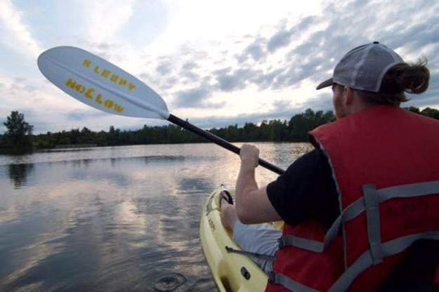 Kayaking on Lake Ovid