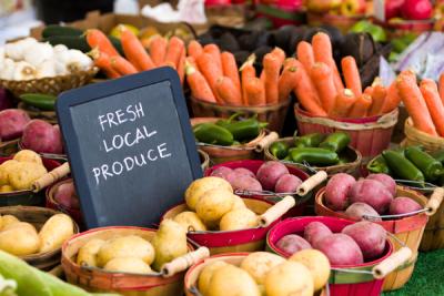 Fresh Local Produce Sign