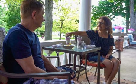 Enjoy Drinks on the Porch