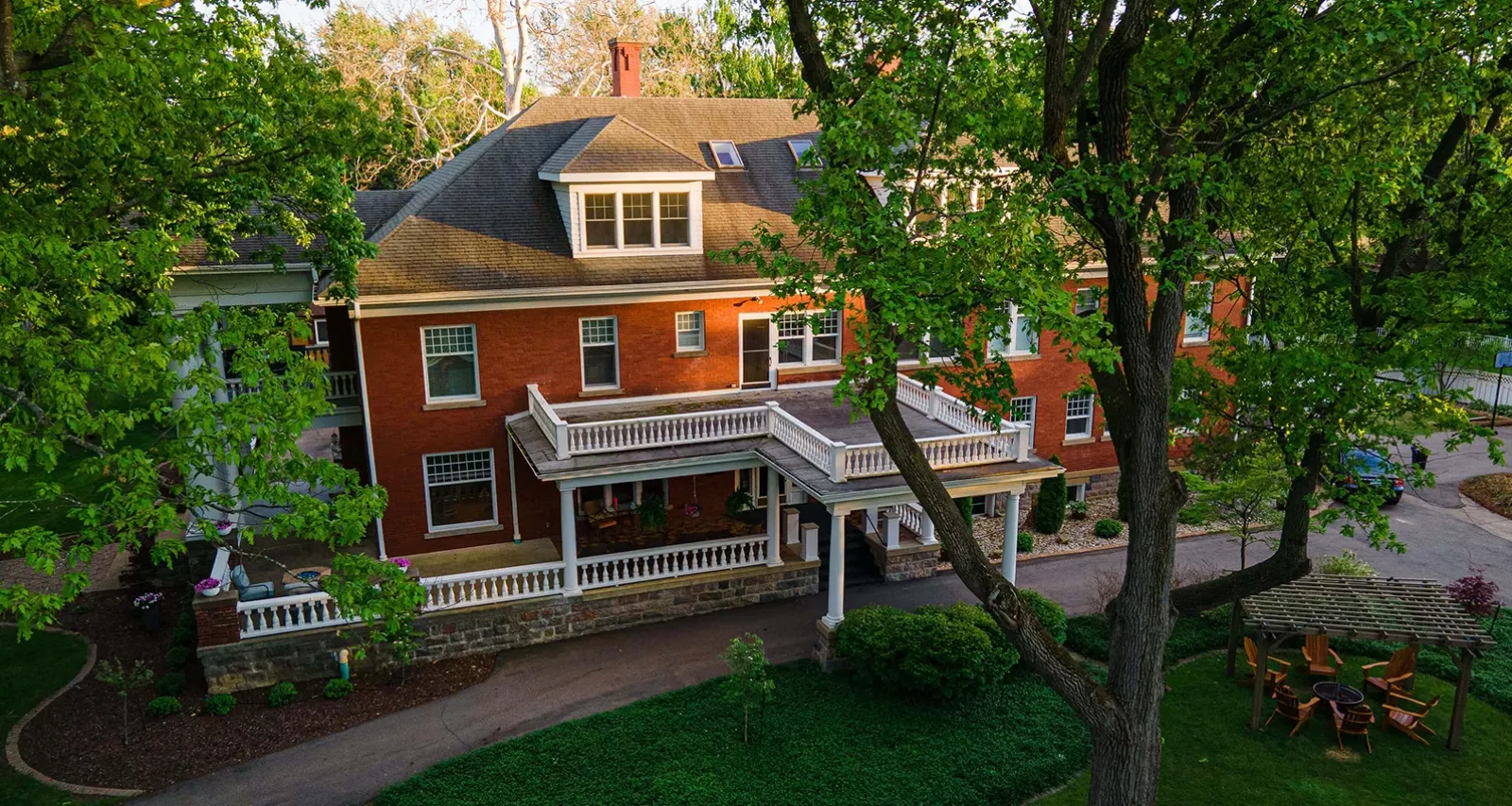 Aerial view of The B&B